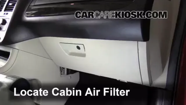 2013 Dodge Grand Caravan SXT 3.6L V6 Filtro de aire (interior) Cambio